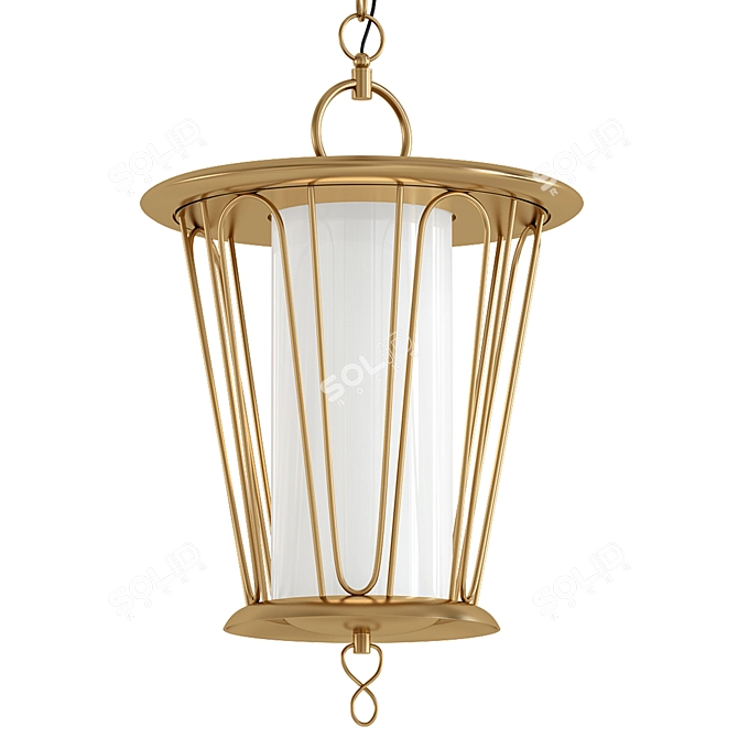 Enchanted Forest Pendant 3D model image 1