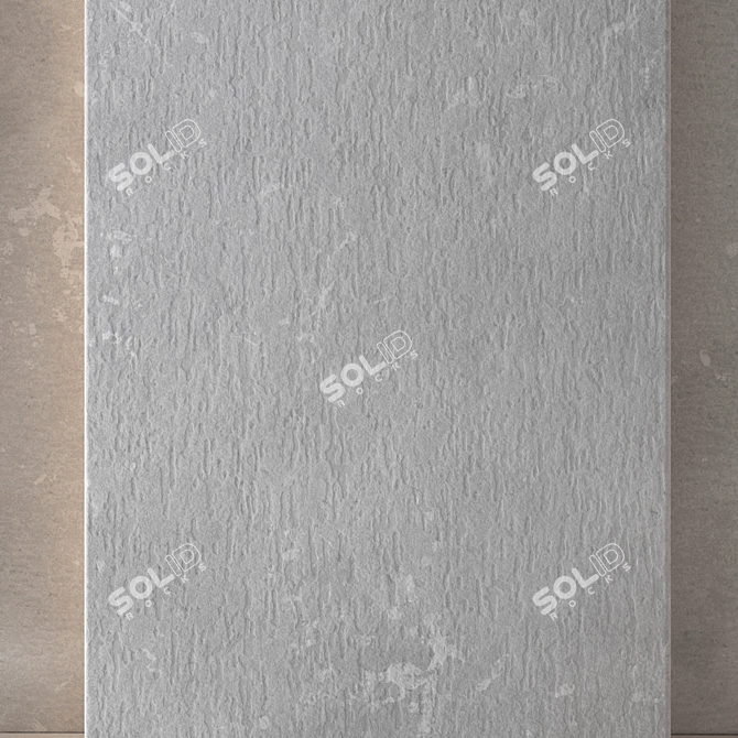 Painted Plaster Material PBR Set 3D model image 3