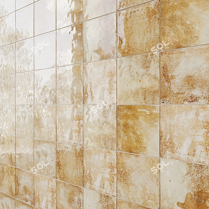 Ivy Hill Tile Geometric Mosaic 3D model image 2