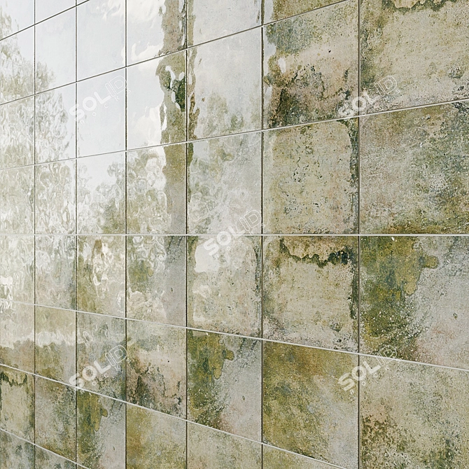 Ivy Hill Tile Geometric Mosaic 3D model image 5