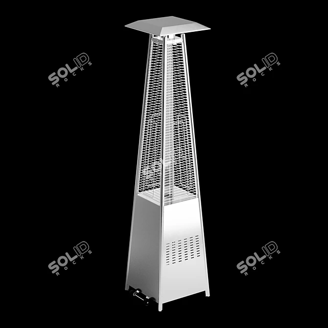 Propane Pyramid Patio Heater: 42,000 BTU 3D model image 2