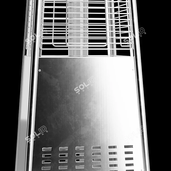 Propane Pyramid Patio Heater: 42,000 BTU 3D model image 5