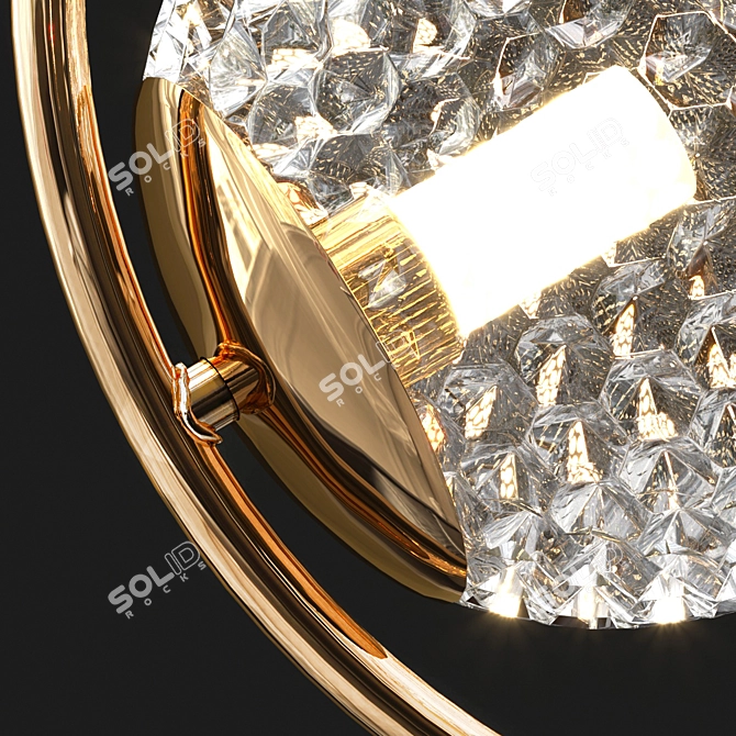 Elegant Hoop Lighting Collection 3D model image 3