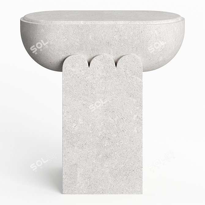 Agatha Stone Gueridon by Massé 3D model image 2