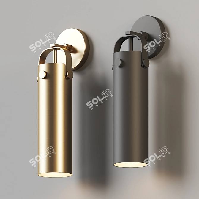 Alder & Ore Clyde Wall Sconce 3D model image 2