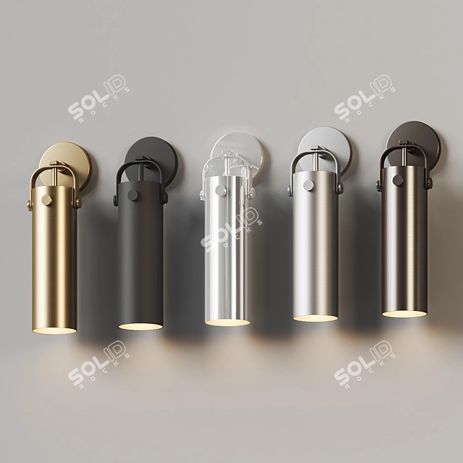 Alder & Ore Clyde Wall Sconce 3D model image 3