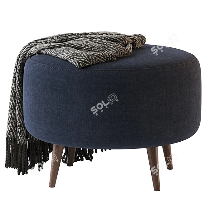 Contemporary ALICE Pouf Missana 3D model image 7