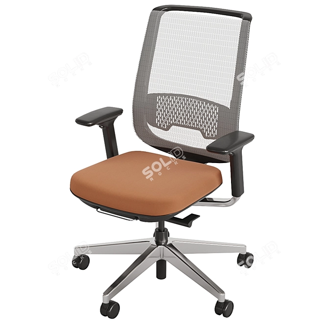 Steelcase Reply Air Single Model 3D model image 3