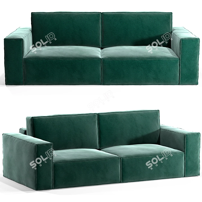 Emerald Happy Sofa 3D model image 1