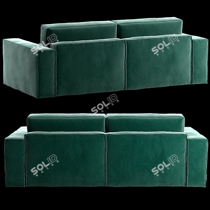 Emerald Happy Sofa 3D model image 2