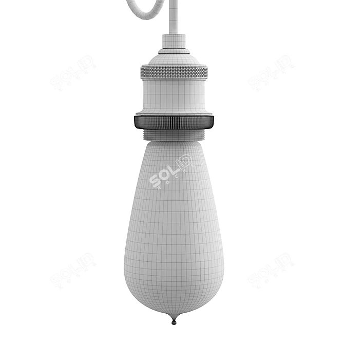 Adjustable Convertible Industrial Sconce 3D model image 6