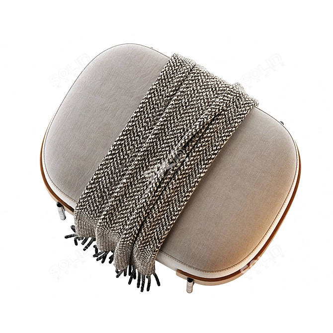 Contemporary Pouf WAM BROSS 3D model image 6