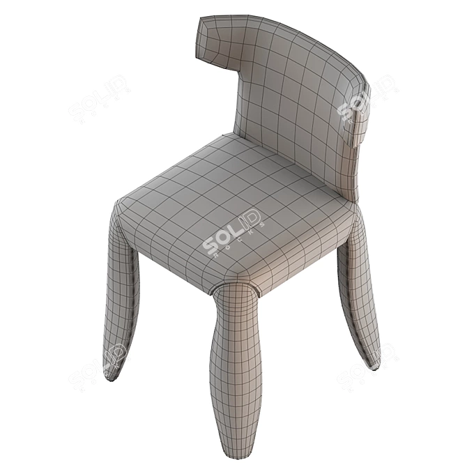 Futuristic Monster Chair Design 3D model image 7