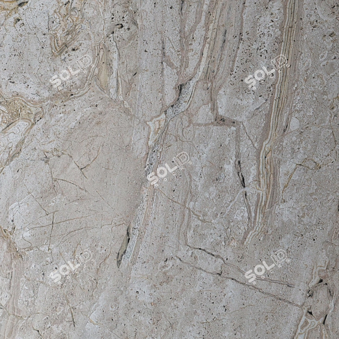 Cream Marble 8K Texture Pack 3D model image 2