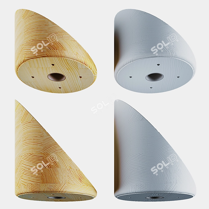 Ceiling Light Fixture Mount L3 3D model image 3