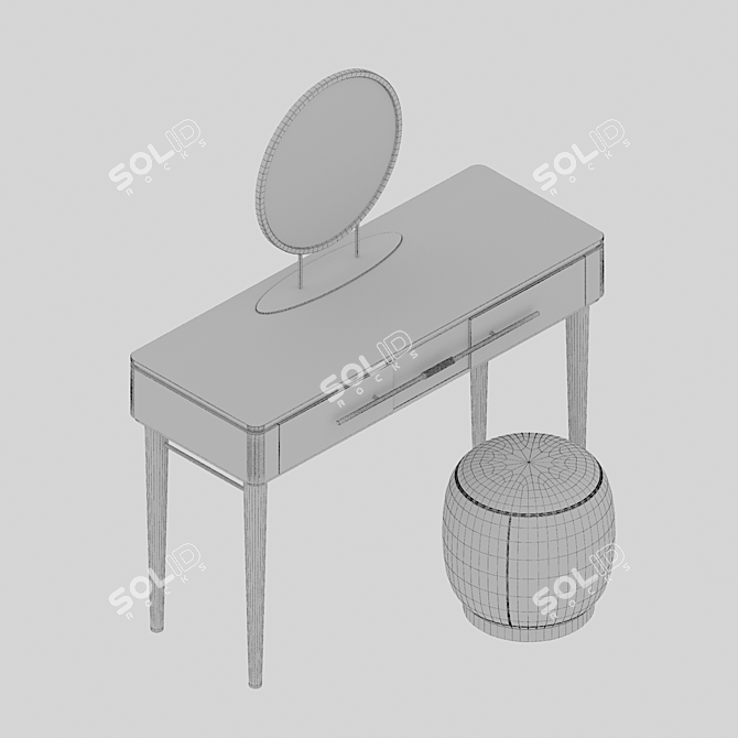 AGRA Dresser Frato 1200mm Mirror 3D model image 3