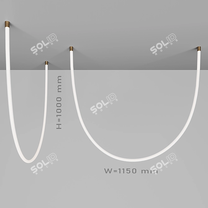 Centrsvet Flex Neon Light 3D model image 3