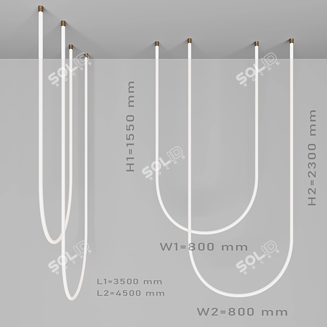 Centrsvet Flex Neon Light 3D model image 4