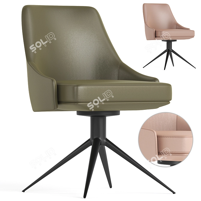  Stanford Bridge Chair Collection 3D model image 1