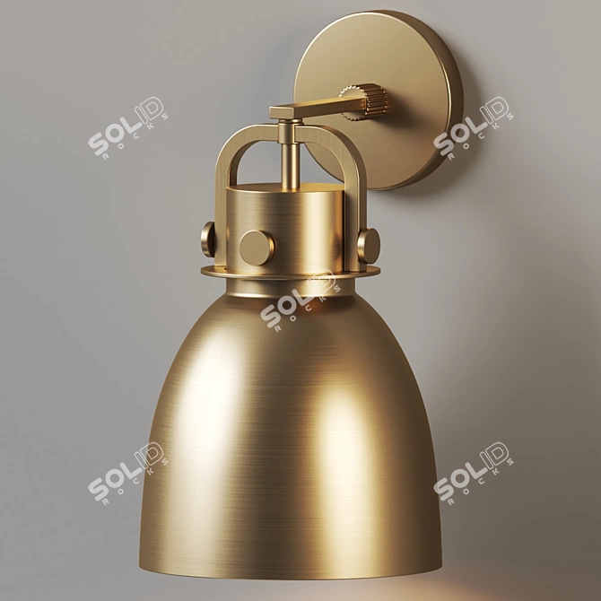 Modern Katie Wall Sconce Fixture 3D model image 3