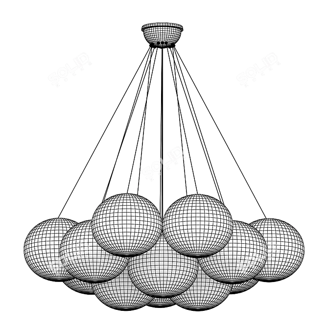 Cielo Ogden Chandelier: Elegant Illumination 3D model image 5