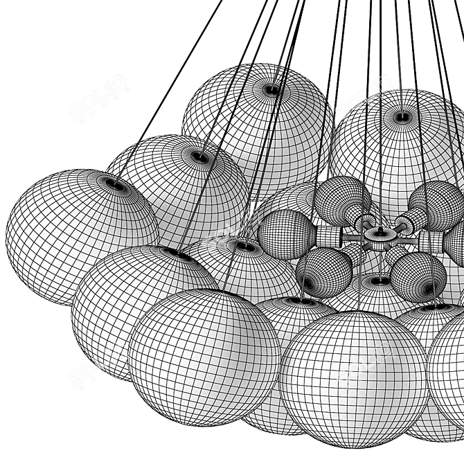 Cielo Ogden Chandelier: Elegant Illumination 3D model image 6