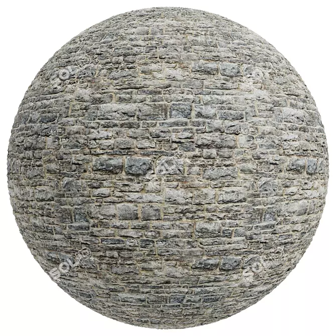 Stone Covering Texture Set | Seamless 3D model image 2