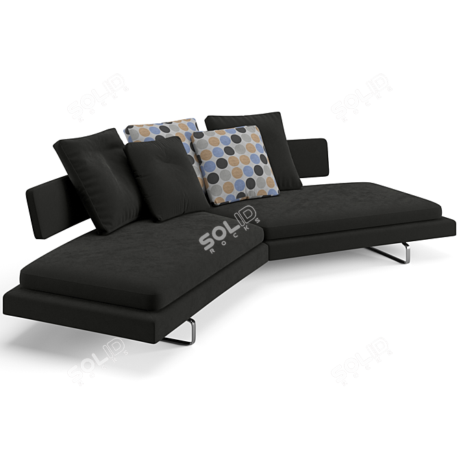 B&B Italia Arne Modern Sofa 3D model image 3