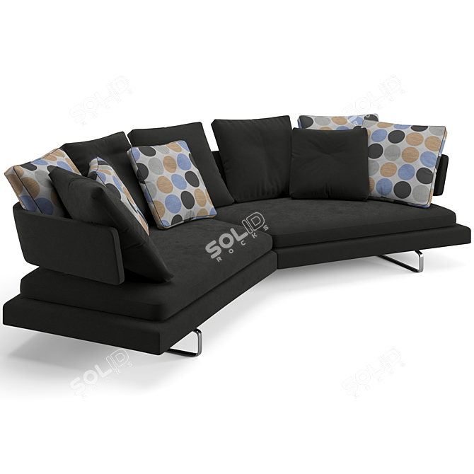 B&B Italia Arne Modern Sofa 3D model image 5