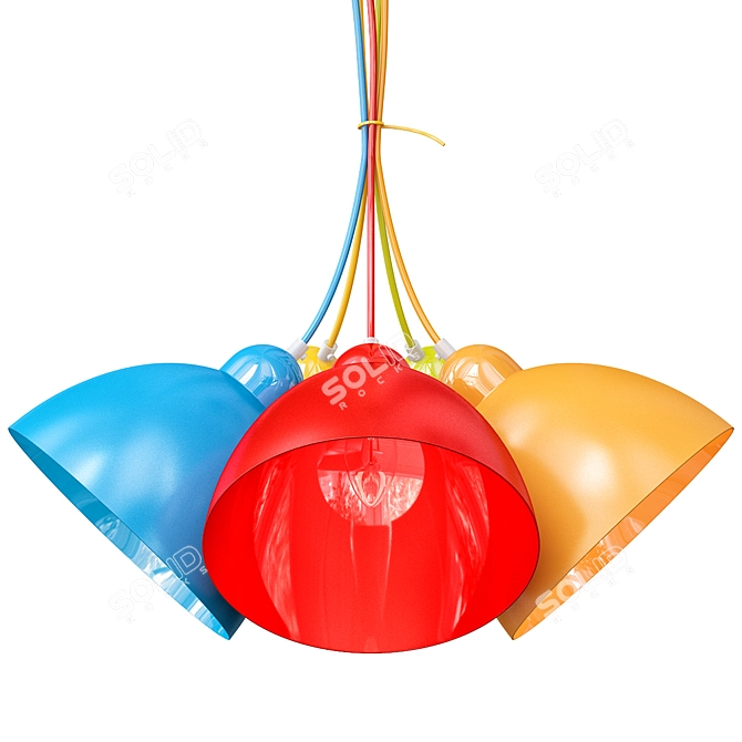 MW-Light Улыбка Pendant Chandelier Lamp 3D model image 2