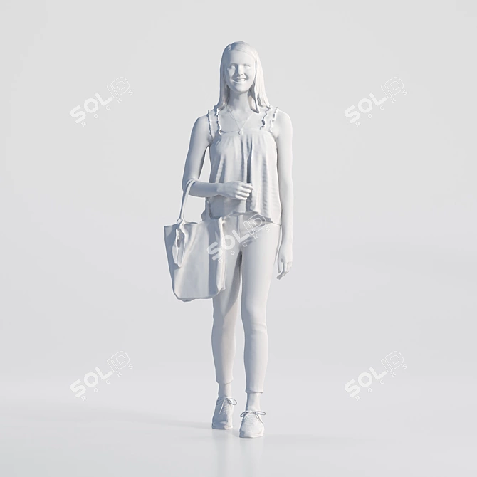 3D Character Model Bundle Max 3D model image 4