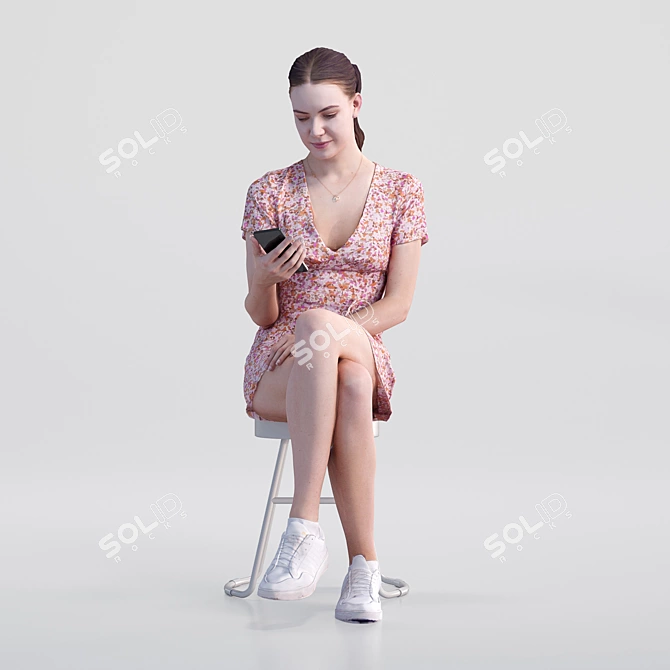 High-Quality 3D Character Model 3D model image 1