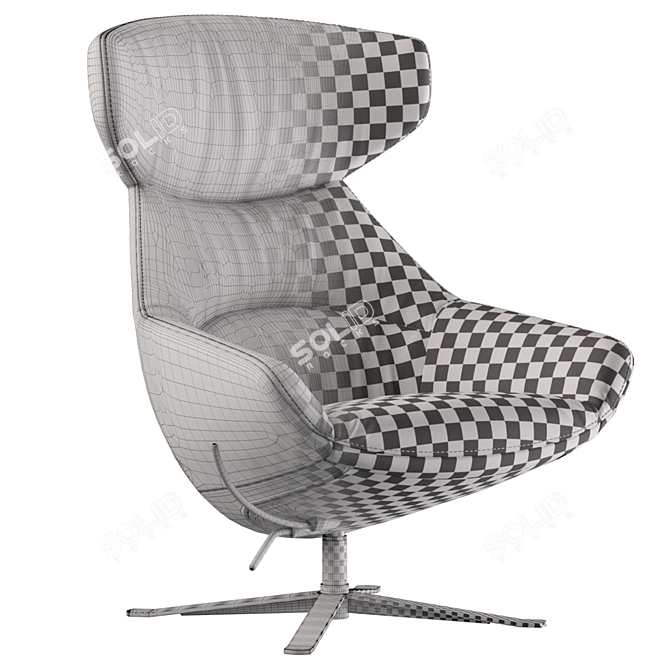 Contemporary Porto Chair Design 3D model image 6