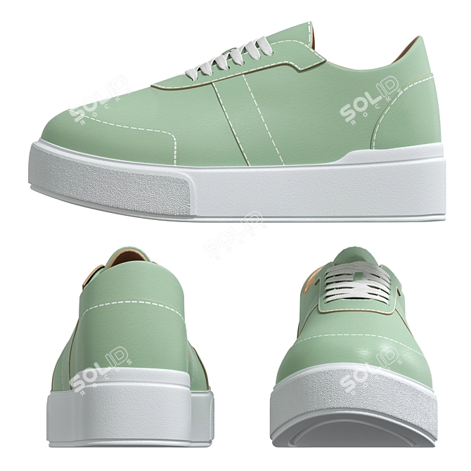 Rispetto 581585 Green Sneakers 3D model image 3