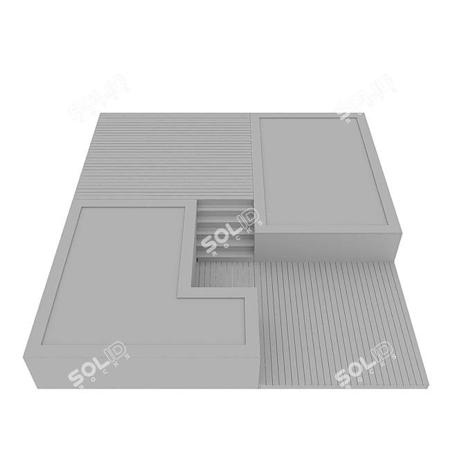 Crystal Clear Pool Model 3D model image 3