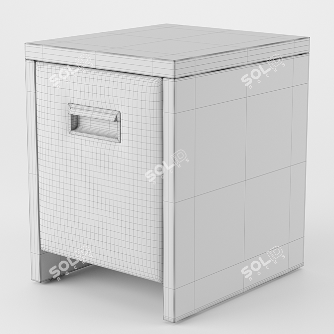 Slim Como/Veda Nightstand 3D model image 3