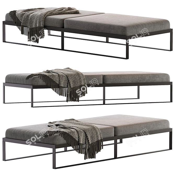 Outdoor Relaxation Daybed - 2013 3D model image 2