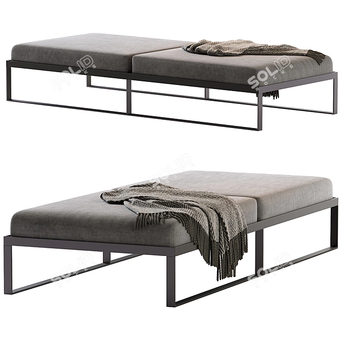 Outdoor Relaxation Daybed - 2013 3D model image 3