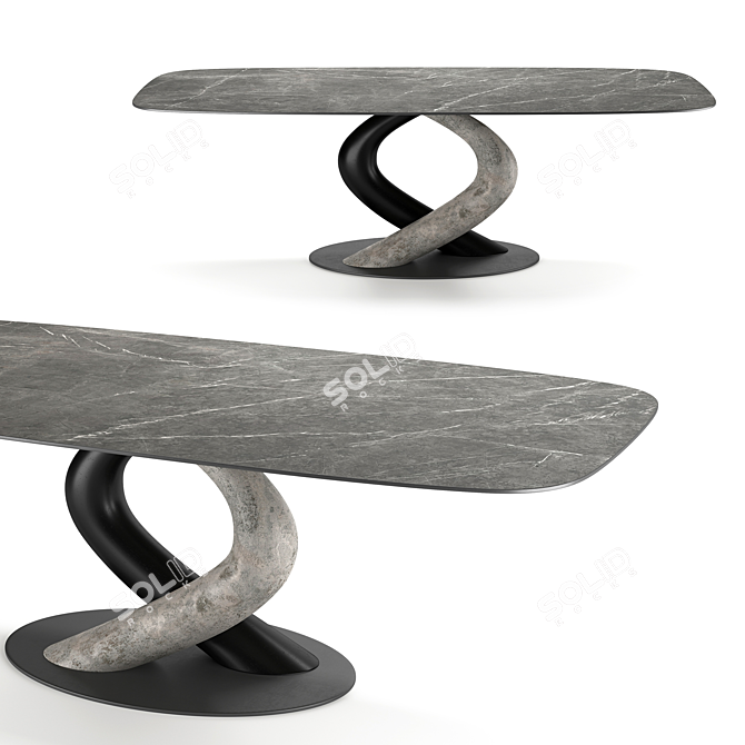 Giorgiocasa Embrace Table - 2400x1100mm 3D model image 3