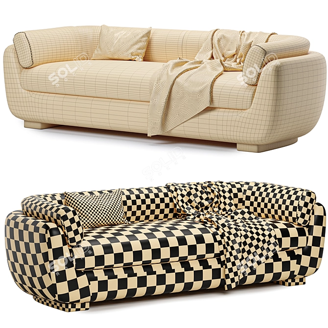Since there is no description provided in Russian, the title for the "Moro sofa" could be:
Cozy Modern Moro Sofa 3D model image 3