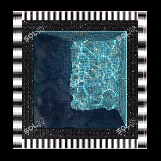 Caustic-Enabled Pool & Jacuzzi Combo 3D model image 2