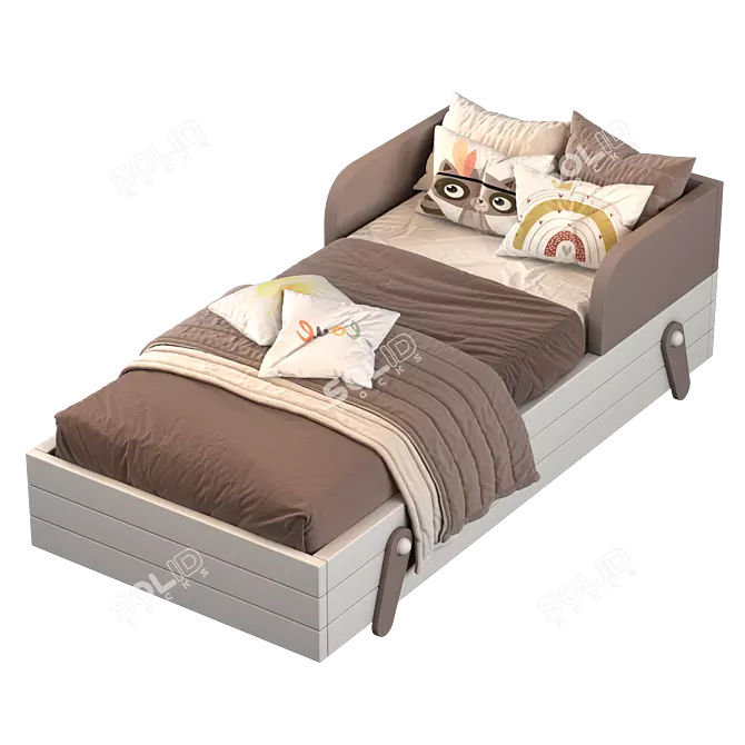 Dual Color Bed Archive 3D model image 4