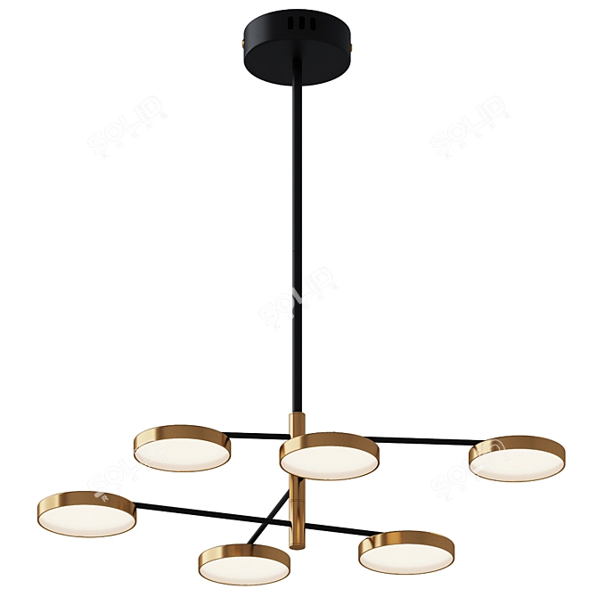  ST Luce Farone Chandelier, 100cm 3D model image 3