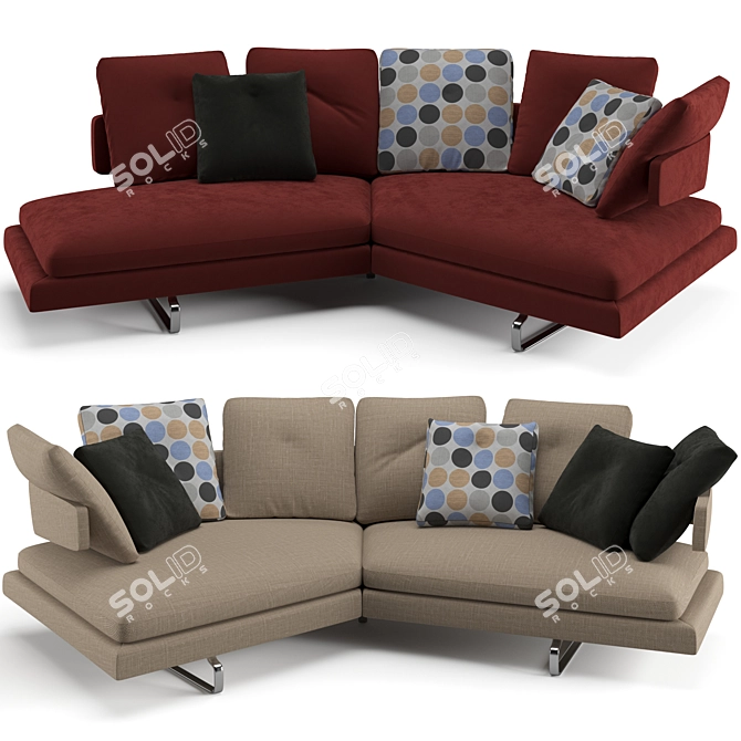 B&B Italia Arne Modern Sofa 3D model image 1