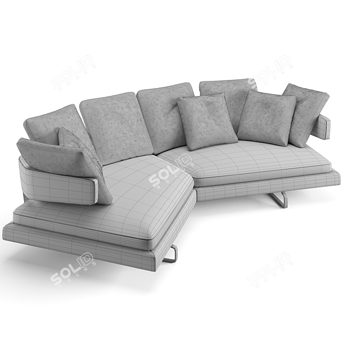 B&B Italia Arne Modern Sofa 3D model image 3