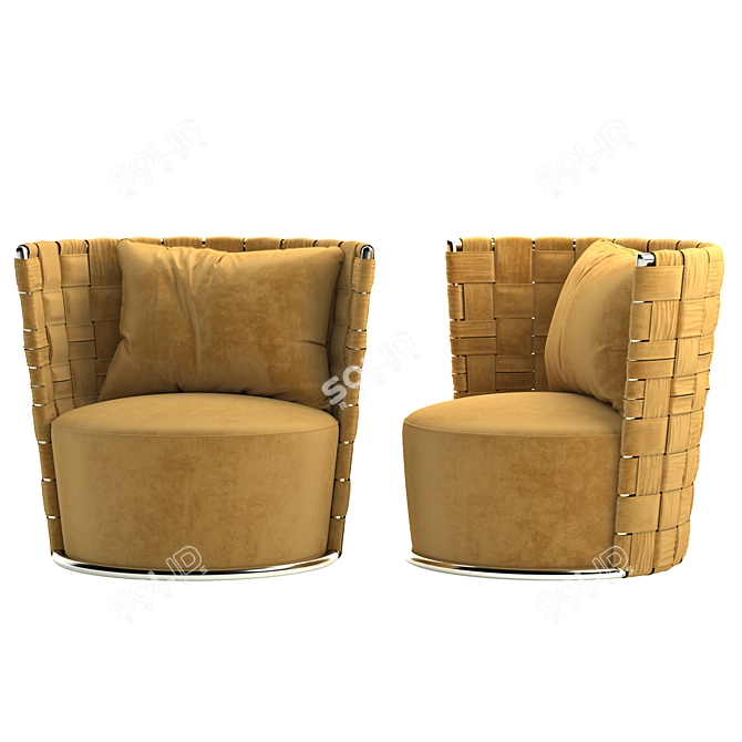 Luxury Roberto Cavalli Bell Chairs 3D model image 2