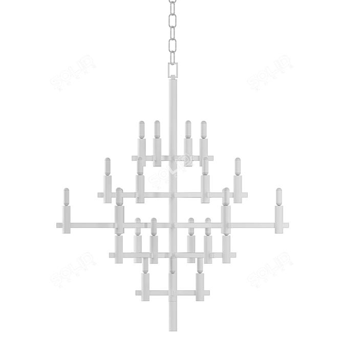 Elegance Defined in Lighting Art 3D model image 3