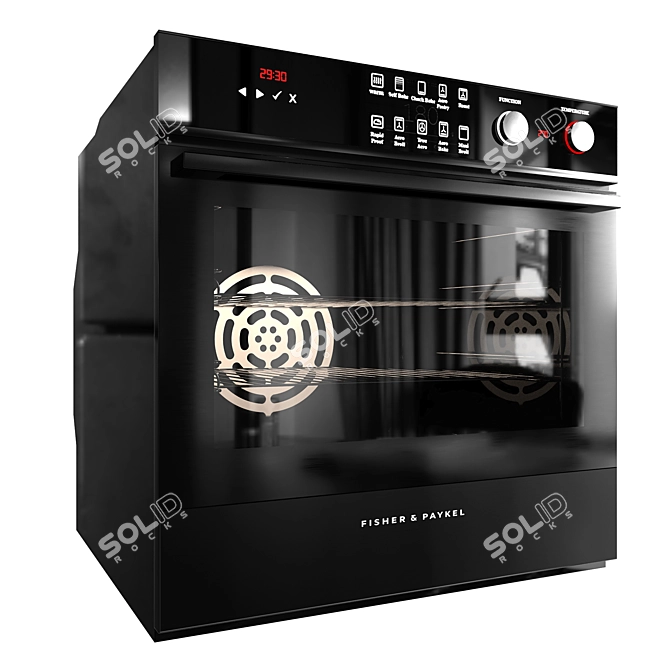 Fisher&Paykel Wall Oven Set 3D model image 2