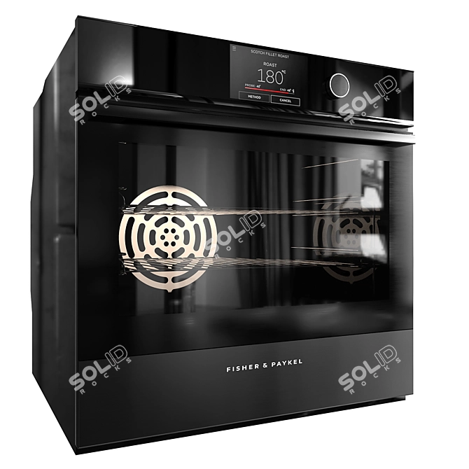 Fisher&Paykel Wall Oven Set 3D model image 3