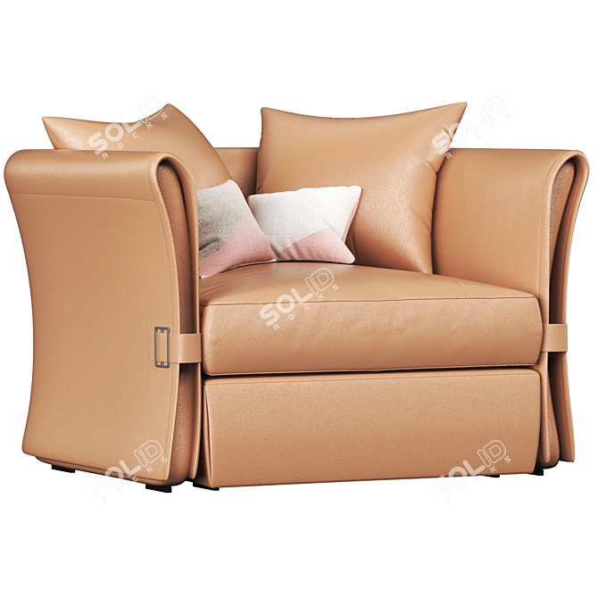 Modern Onda Armchair 2017 3D model image 1